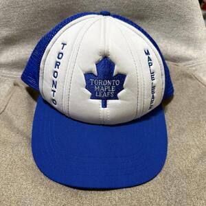Vintage Toronto Maple Leafs NHL Trucker Snapback Hat Men’s